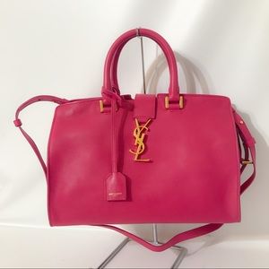 Authentic YSL Cabas Chyc Pink Small 2way